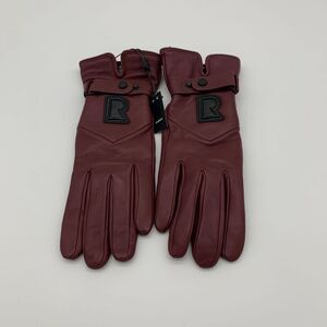 Rudsak Women's Stromboli Leather Combo Gloves Bordeaux